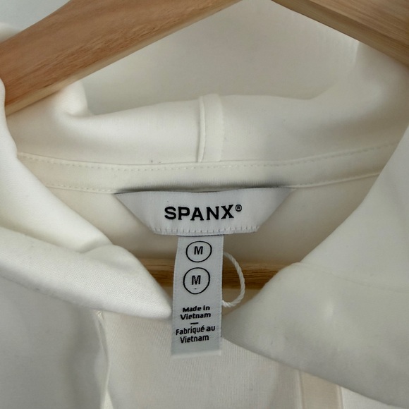 NWT SPANX Women's Cream Hoodie - Picture 6 of 7